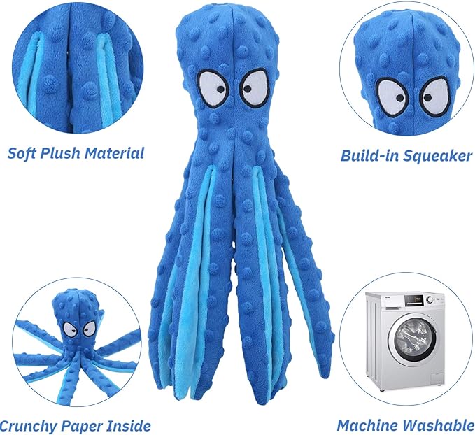 Igrača za psa Pliš Hobotnica - slika 3