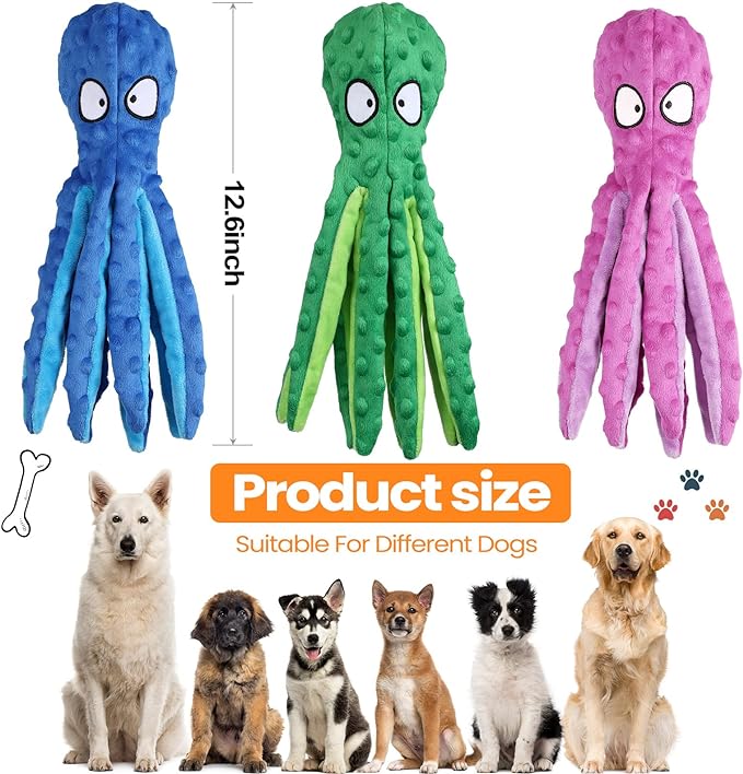 Igrača za psa Pliš Hobotnica - slika 2